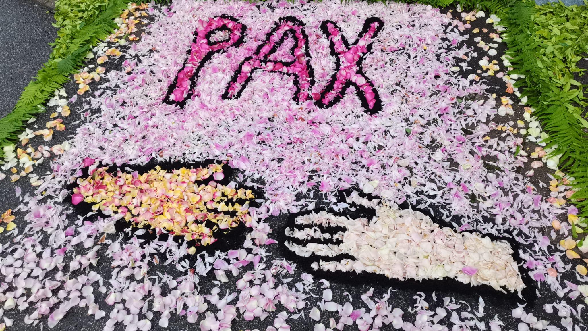 Fronleichnam 2024 - Blumenteppich PAX