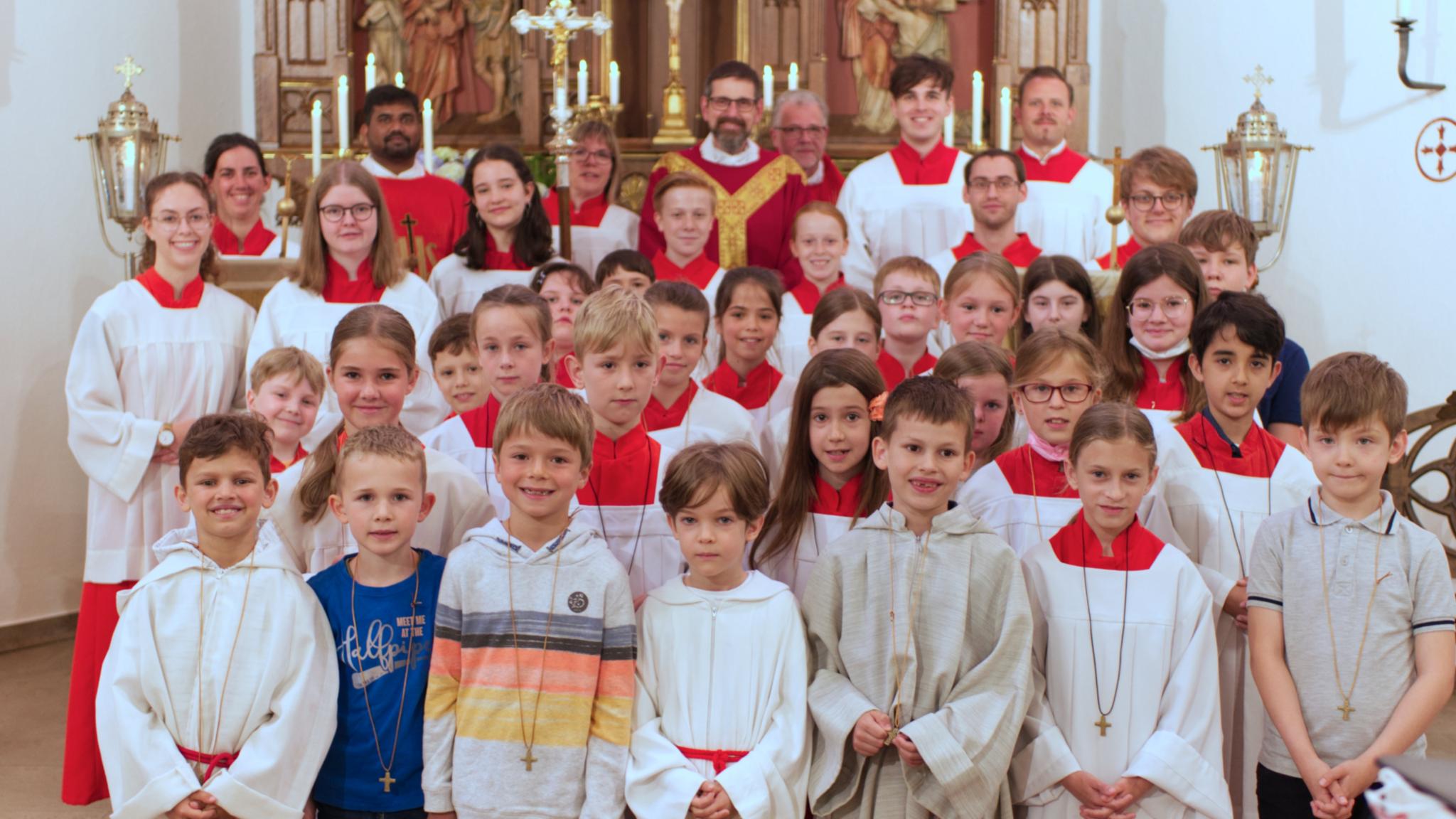 Gruppenbild am Messdienertag 2022