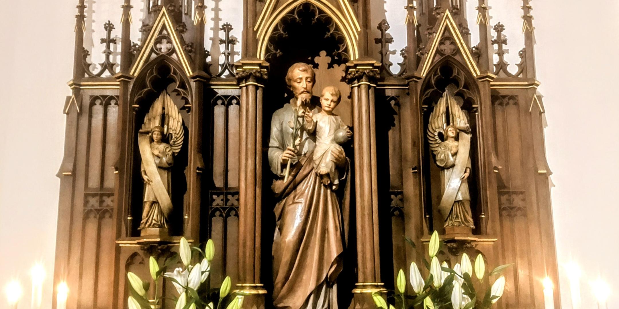 Josefsaltar in der Kirche St. Josef